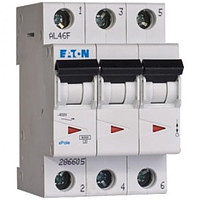 Автоматичний вимикач EATON PL4-C50/3, 3р, 50А, C
